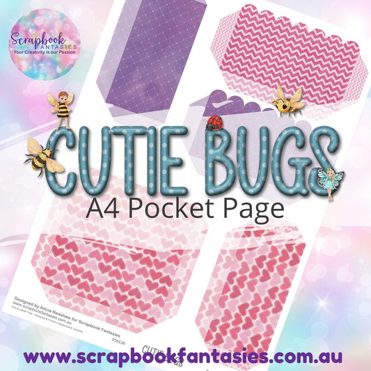 Cutie Bugs A4 Colour Pocket Page - Square & Rectangles 3 258138