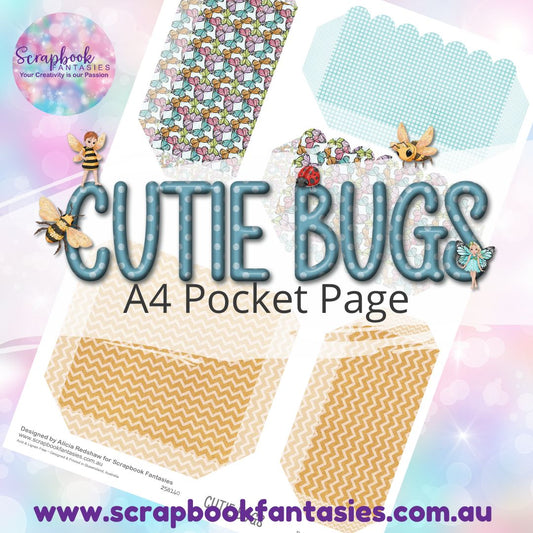 Cutie Bugs A4 Colour Pocket Page - Square & Rectangles 5 258140