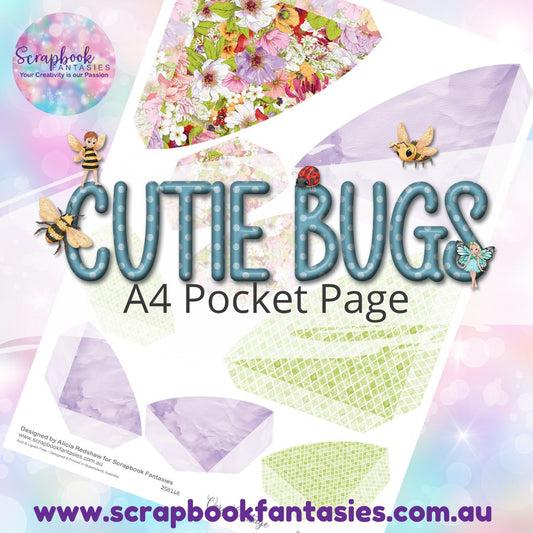 Cutie Bugs A4 Colour Pocket Page - Rounded Corners 1 258148