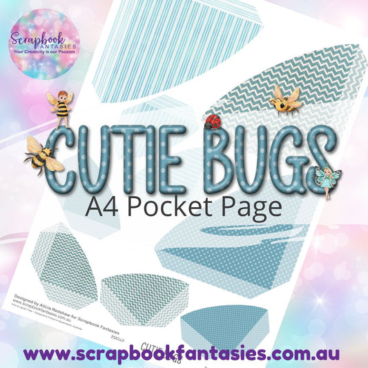 Cutie Bugs A4 Colour Pocket Page - Rounded Corners 2 258149