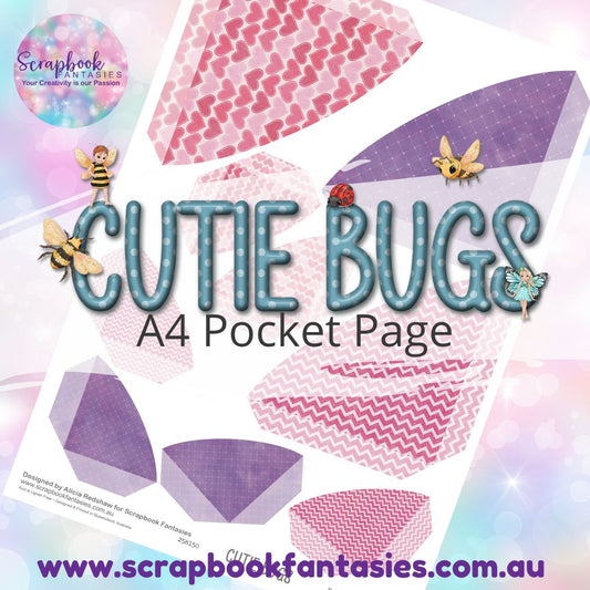 Cutie Bugs A4 Colour Pocket Page - Rounded Corners 3 258150