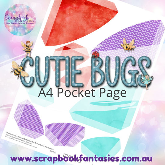 Cutie Bugs A4 Colour Pocket Page - Rounded Corners 4 258151