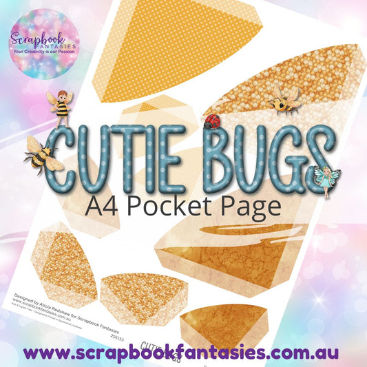 Cutie Bugs A4 Colour Pocket Page - Rounded Corners 6 258153