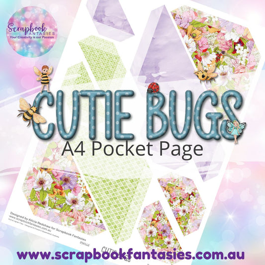 Cutie Bugs A4 Colour Pocket Page - Straight Corners 1 258142