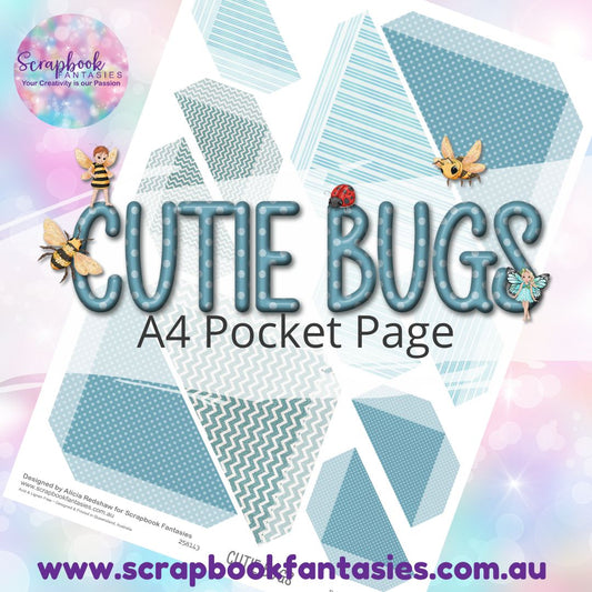 Cutie Bugs A4 Colour Pocket Page - Straight Corners 2 258143