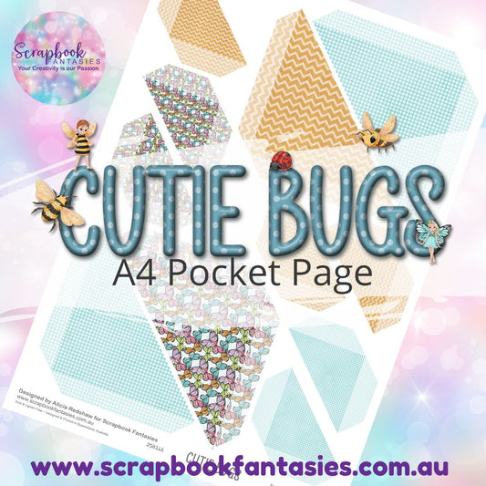 Cutie Bugs A4 Colour Pocket Page - Straight Corners 5 258146