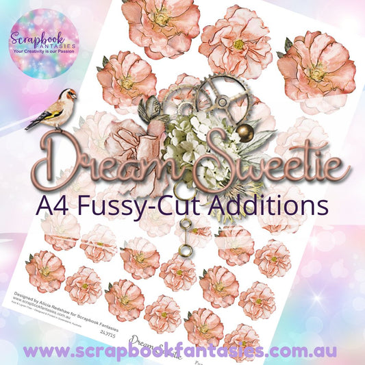 Dream Sweetie A4 Colour Fussy-Cut Additions - Large Flowers 243715