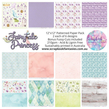 Fairytale Princess 12x12 Double-Sided Patterned Paper Pack - 392400