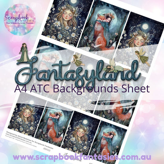 Fantasyland A4 ATC Backgrounds Sheet 2 259113