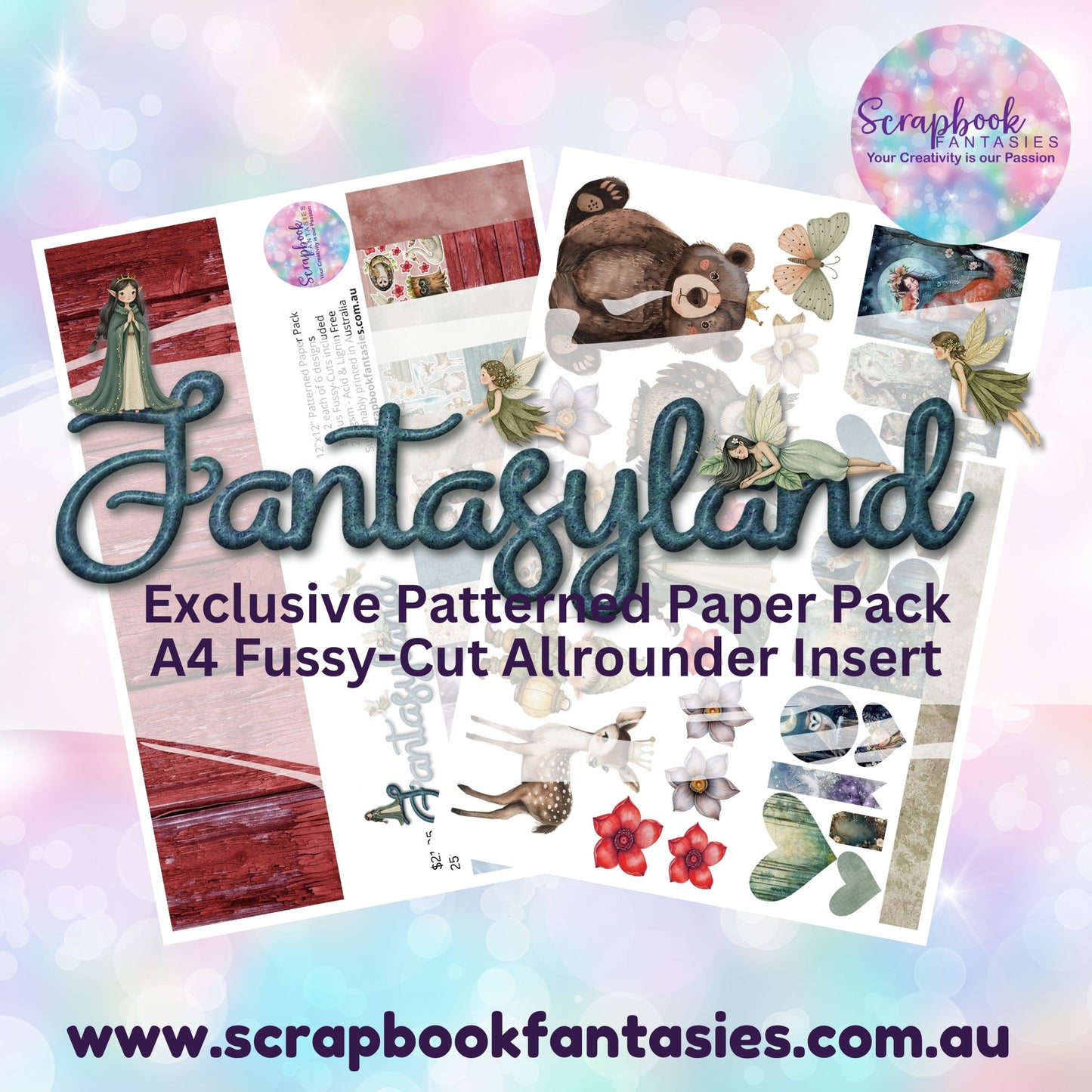 Fantasyland 12x12 Double-Sided Patterned Paper Pack - 259100