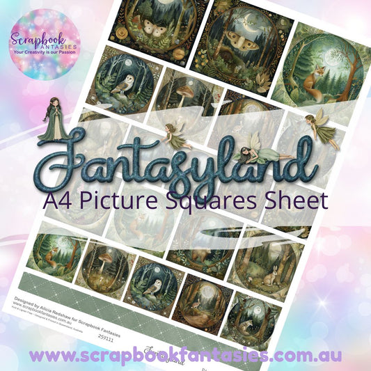 Fantasyland A4 Colour Fussy-Cut Picture Squares 1 259111