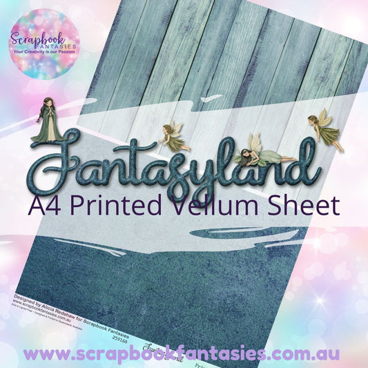 Fantasyland A4 Printed Vellum Sheet - Halves 2 259168