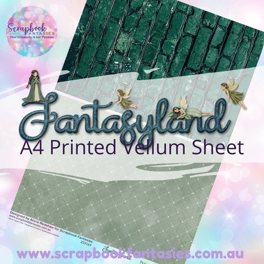 Fantasyland A4 Printed Vellum Sheet - Halves 3 259169