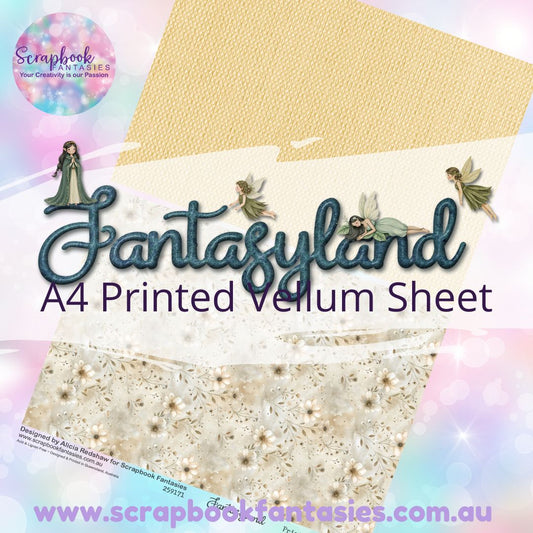 Fantasyland A4 Printed Vellum Sheet - Halves 5 259171