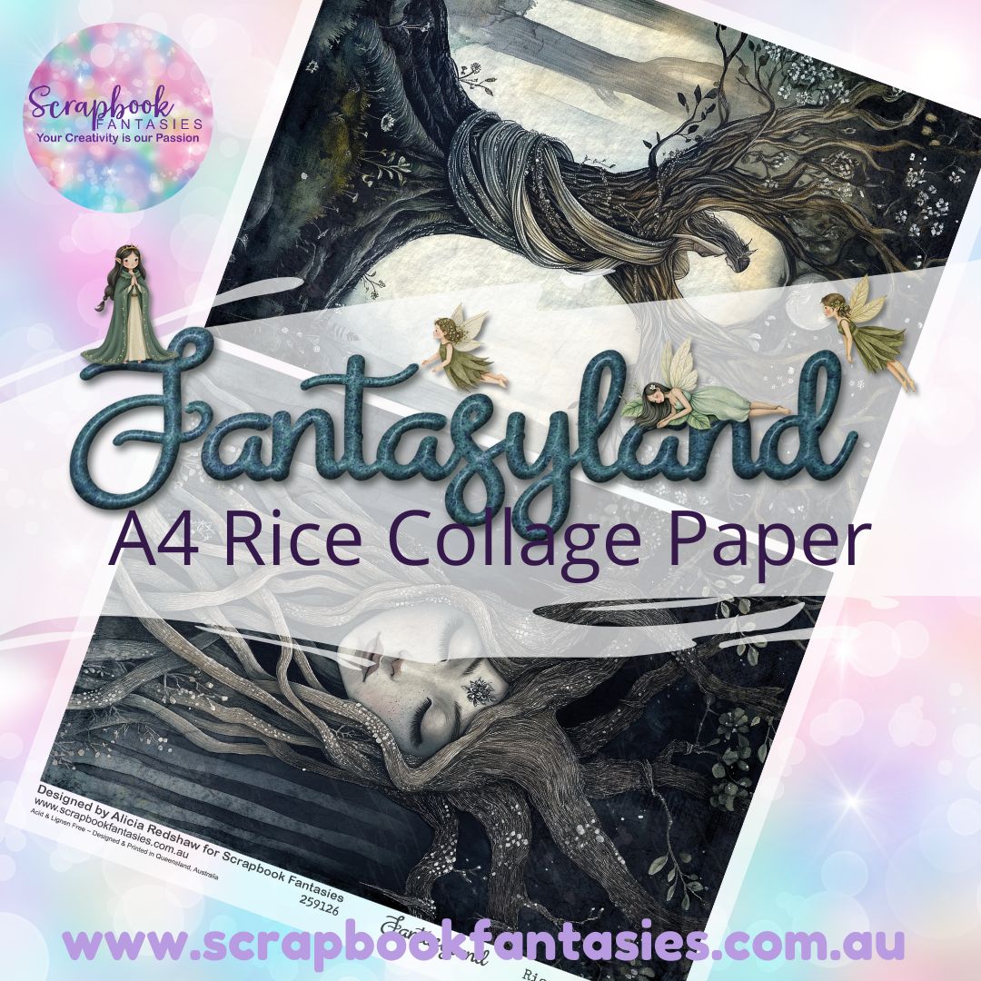 Fantasyland A4 Rice Collage Paper - Halves 4 259126