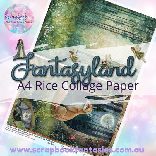 Fantasyland A4 Rice Collage Paper - Halves 6 259128