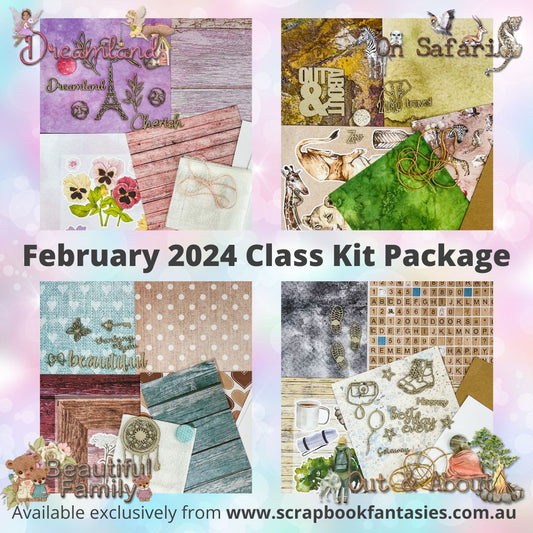 Class Kits Package for Live Classes February 2024 with Alicia Redshaw (Weeks 6, 7, 8 & 9)