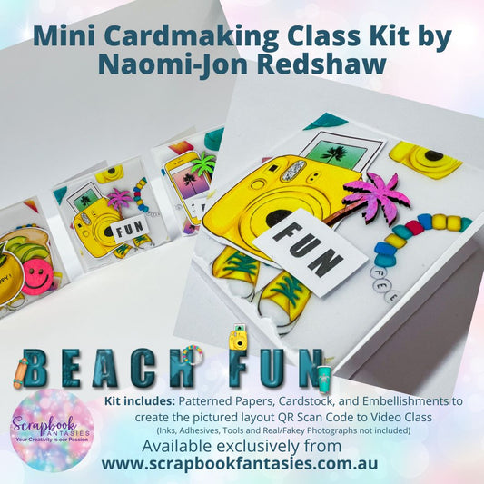 Beach Fun Saturday Morning Mini Cardmaking-Along Kit - Fun in the Sun Super Weekend - 20 January 2024