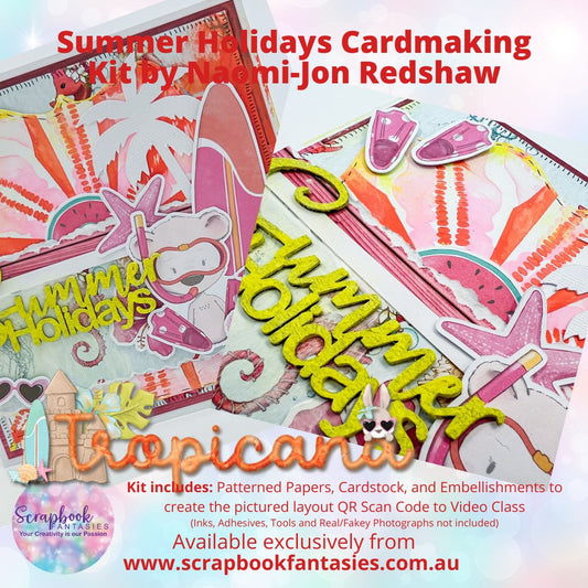 Summer Holidays Friday Afternoon Cardmaking-Along Kit - Fun in the Sun Super Weekend - 19 January 2024