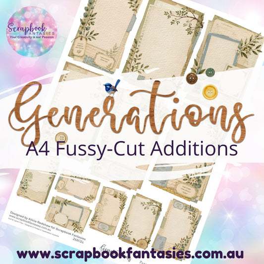 Generations A4 Colour Fussy-Cut Additions - Journal Clusters 268024