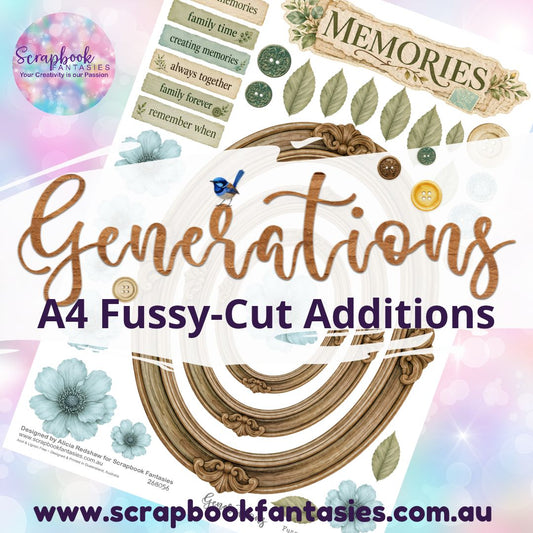 Generations A4 Colour Fussy-Cut Additions - Oval Frames 268056