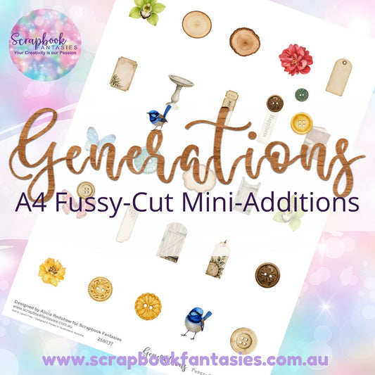 Generations A4 Colour Fussy-Cut Mini-Additions 268037