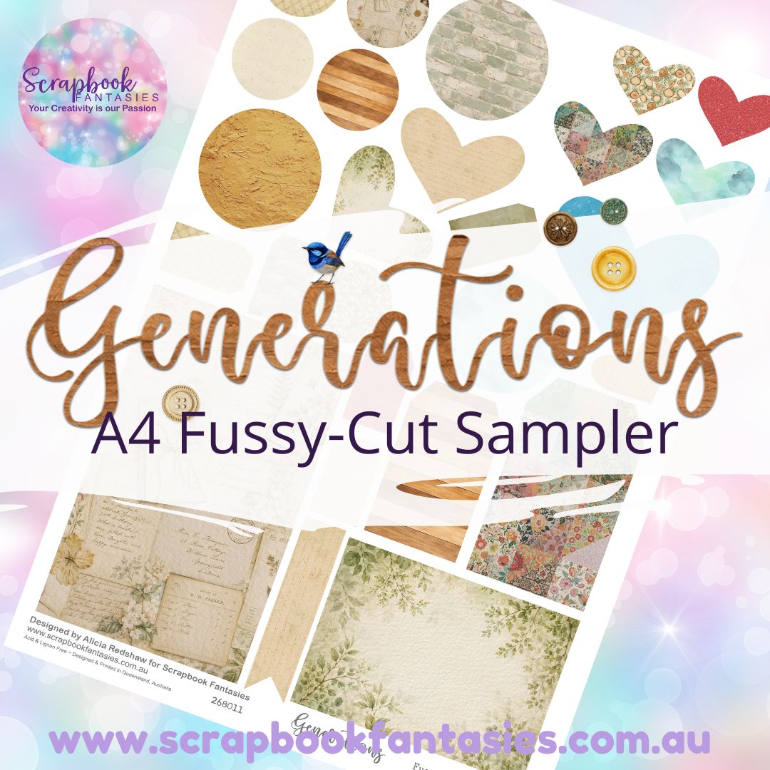 Generations A4 Colour Fussy-Cut Sampler 2 - 268011