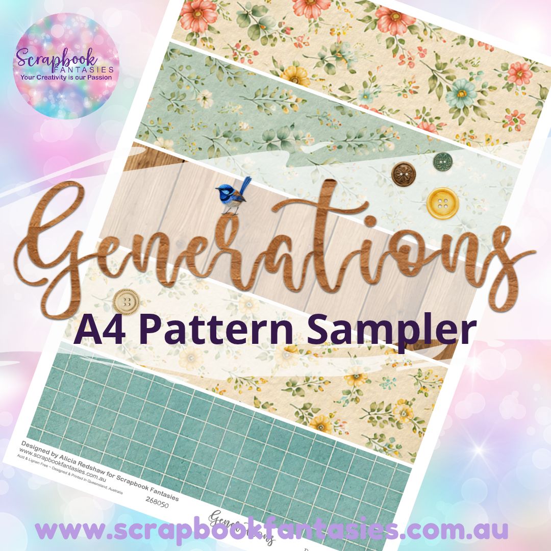 Generations A4 Colour Pattern Sampler 3 268050