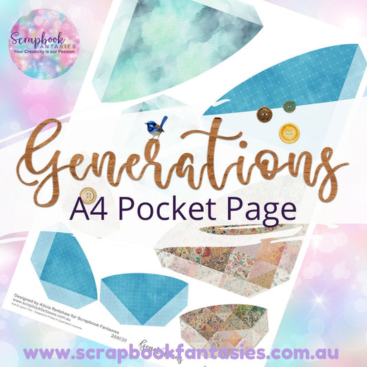 Generations A4 Colour Pocket Page - Rounded Corners 2 268039