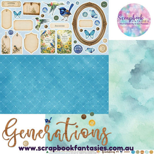 Generations 12x12 Double-Sided Patterned Paper 4 - 268004