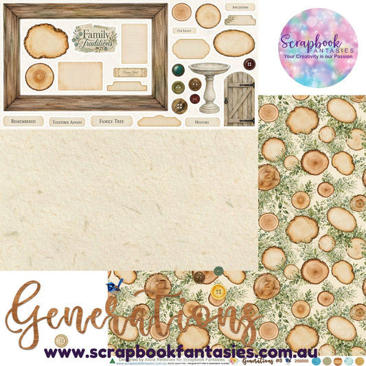 Generations 12x12 Double-Sided Patterned Paper 5 - 268005