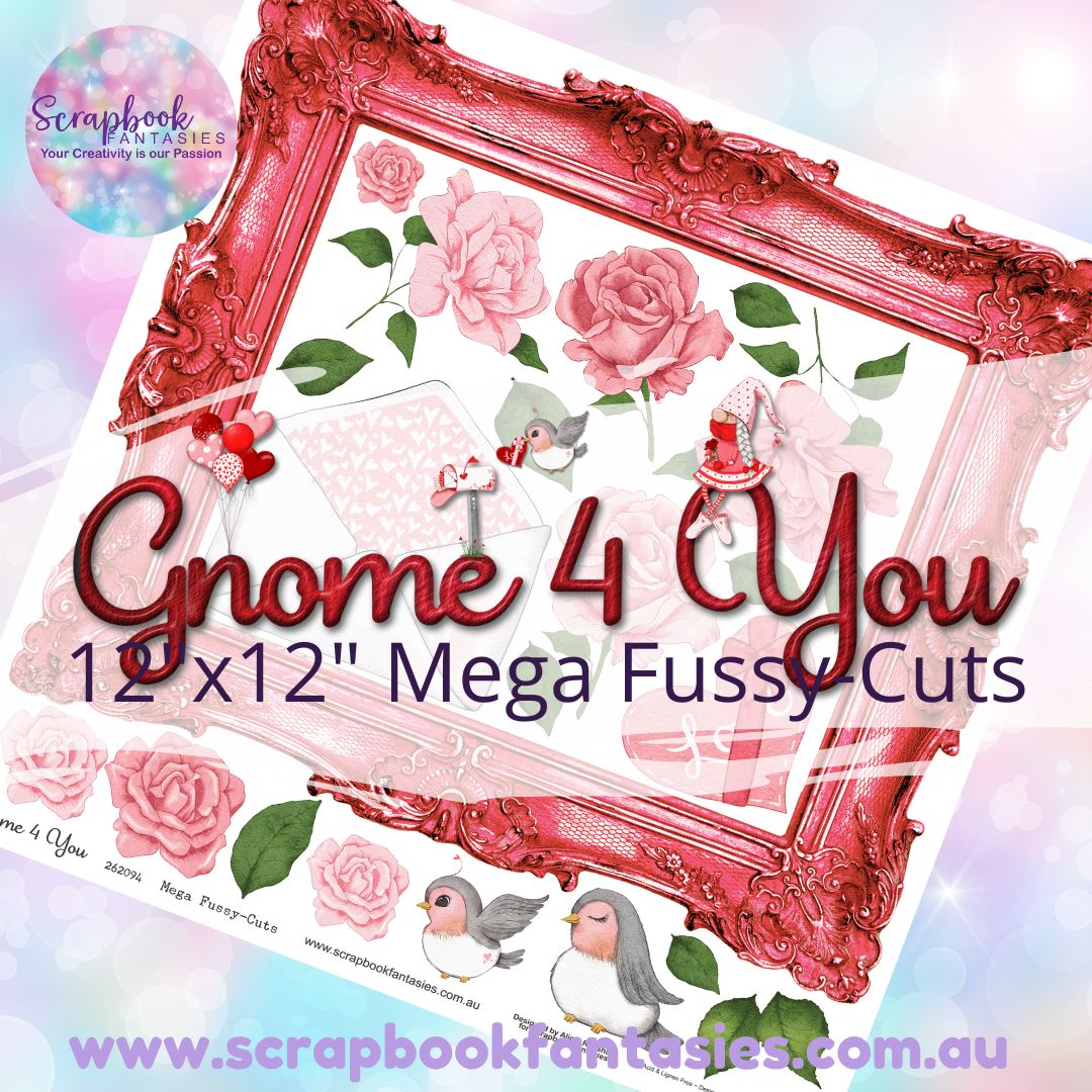 Gnome 4 You 12"x12" Mega Fussy-Cuts Page - Frame 262094