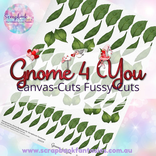 Gnome 4 You 8.25"x11.5" Colour Fussy-Cut Canvas-Cuts - Leaves 1 262109