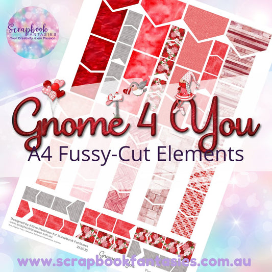 Gnome 4 You A4 Colour Fussy-Cut Elements - Flags & Banners 262035