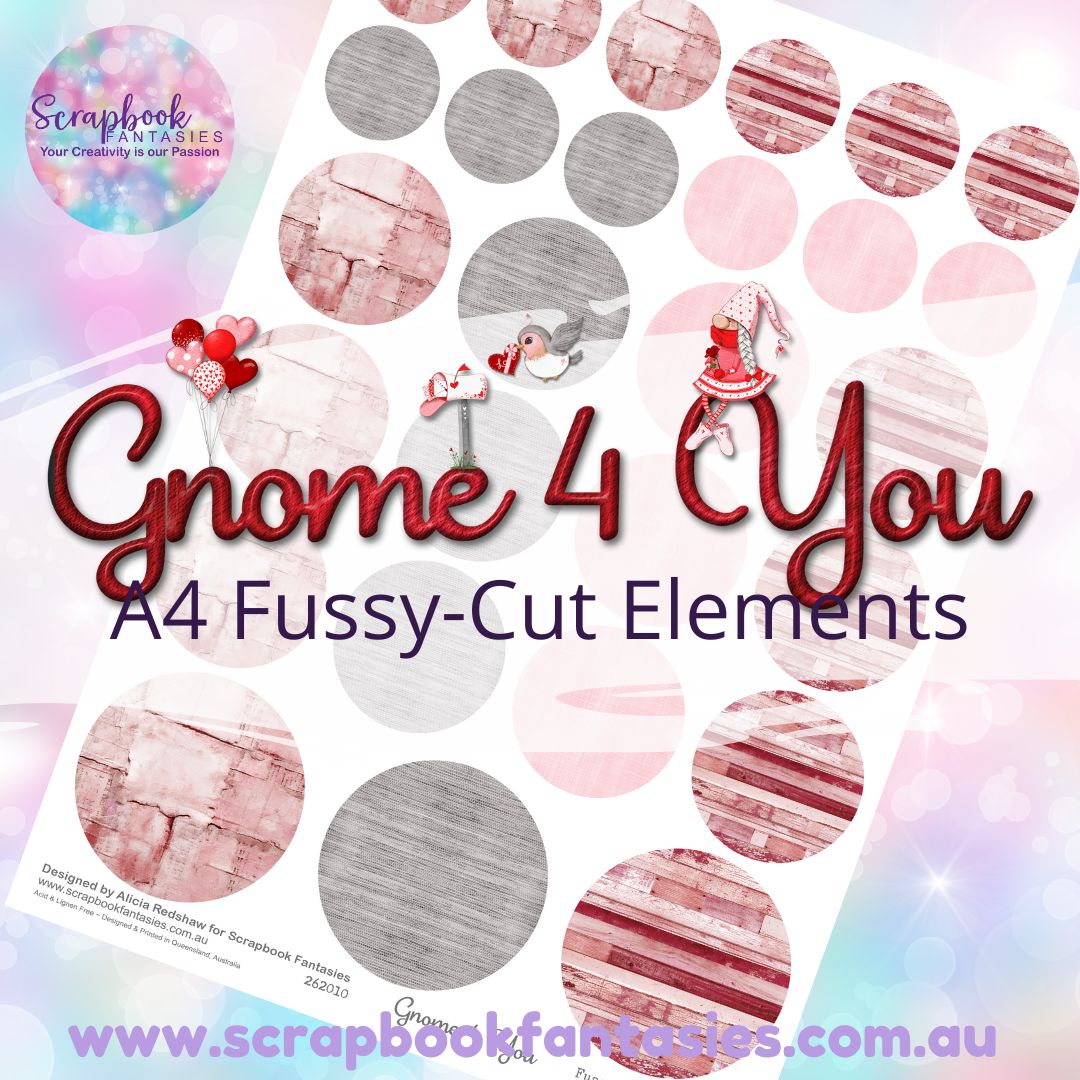 Gnome 4 You A4 Colour Fussy-Cut Elements - Circles 2 262010