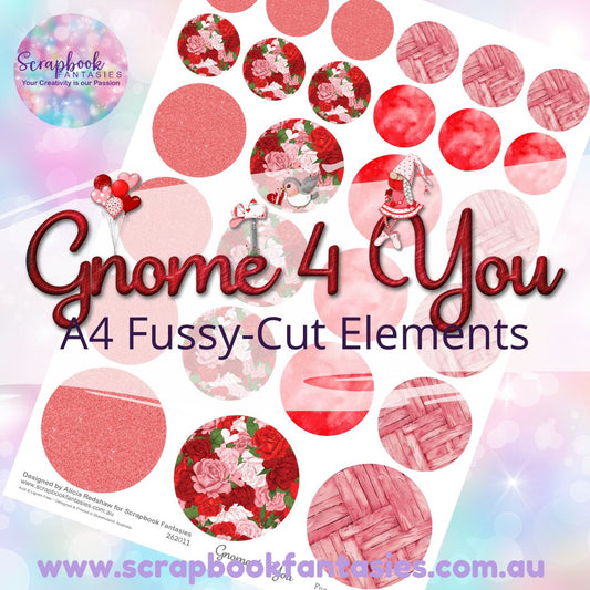 Gnome 4 You A4 Colour Fussy-Cut Elements - Circles 3 262011
