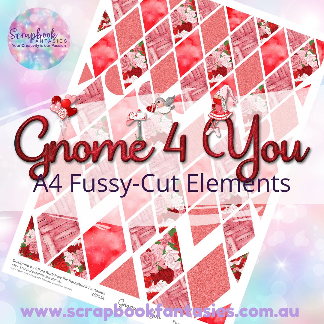 Gnome 4 You A4 Colour Fussy-Cut Elements - Diamonds 3 262014