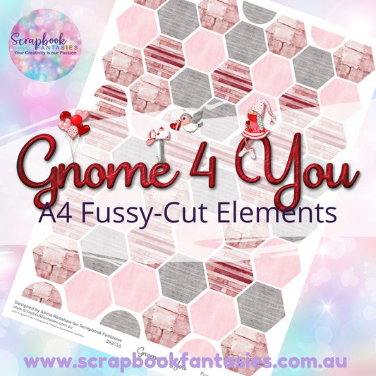 Gnome 4 You A4 Colour Fussy-Cut Elements - Hexagons 2 262016