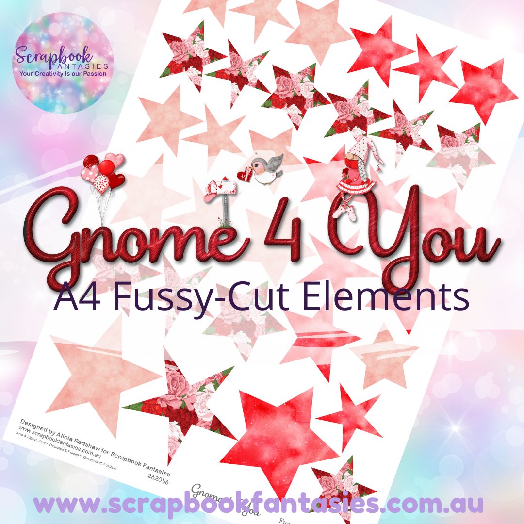 Gnome 4 You A4 Colour Fussy-Cut Elements - Stars 2 262056