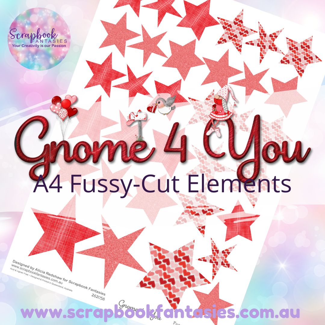 Gnome 4 You A4 Colour Fussy-Cut Elements - Stars 4 262058