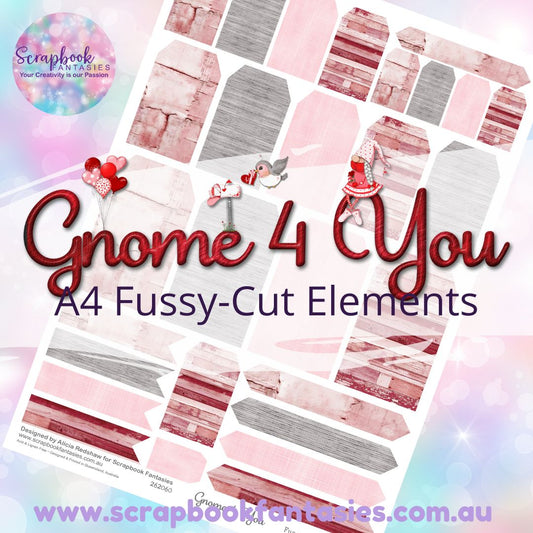 Gnome 4 You A4 Colour Fussy-Cut Elements - Tags and Tabs 2 262060