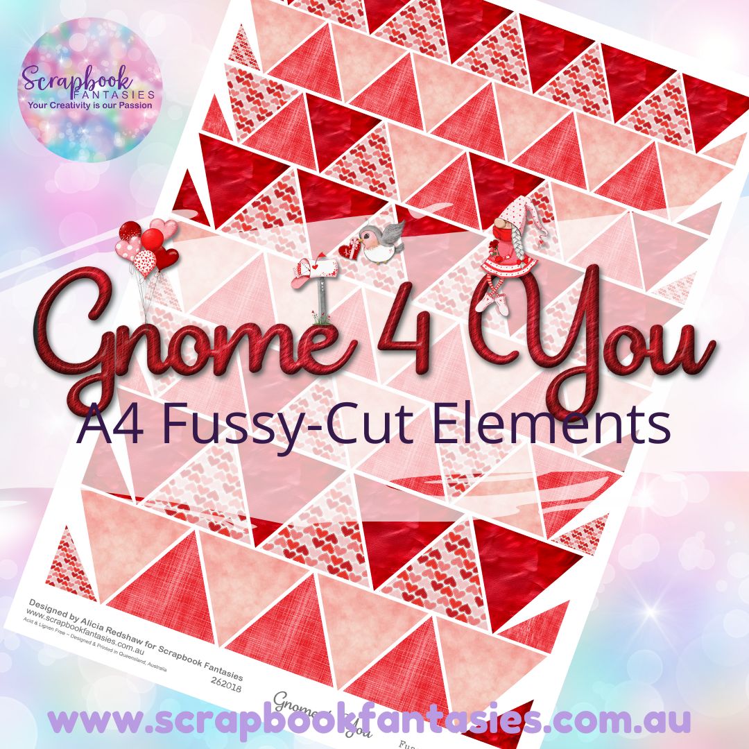 Gnome 4 You A4 Colour Fussy-Cut Elements - Triangles 1 262018