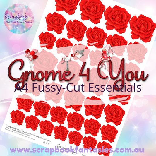 Gnome 4 You A4 Colour Fussy-Cut Essentials - Roses 10 262030
