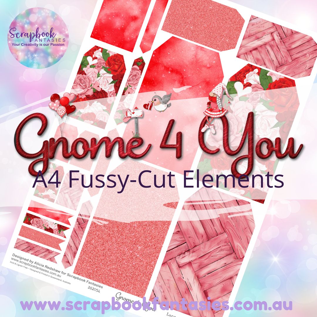 Gnome 4 You A4 Colour Fussy-Cut Elements - Large Tags 3 262054