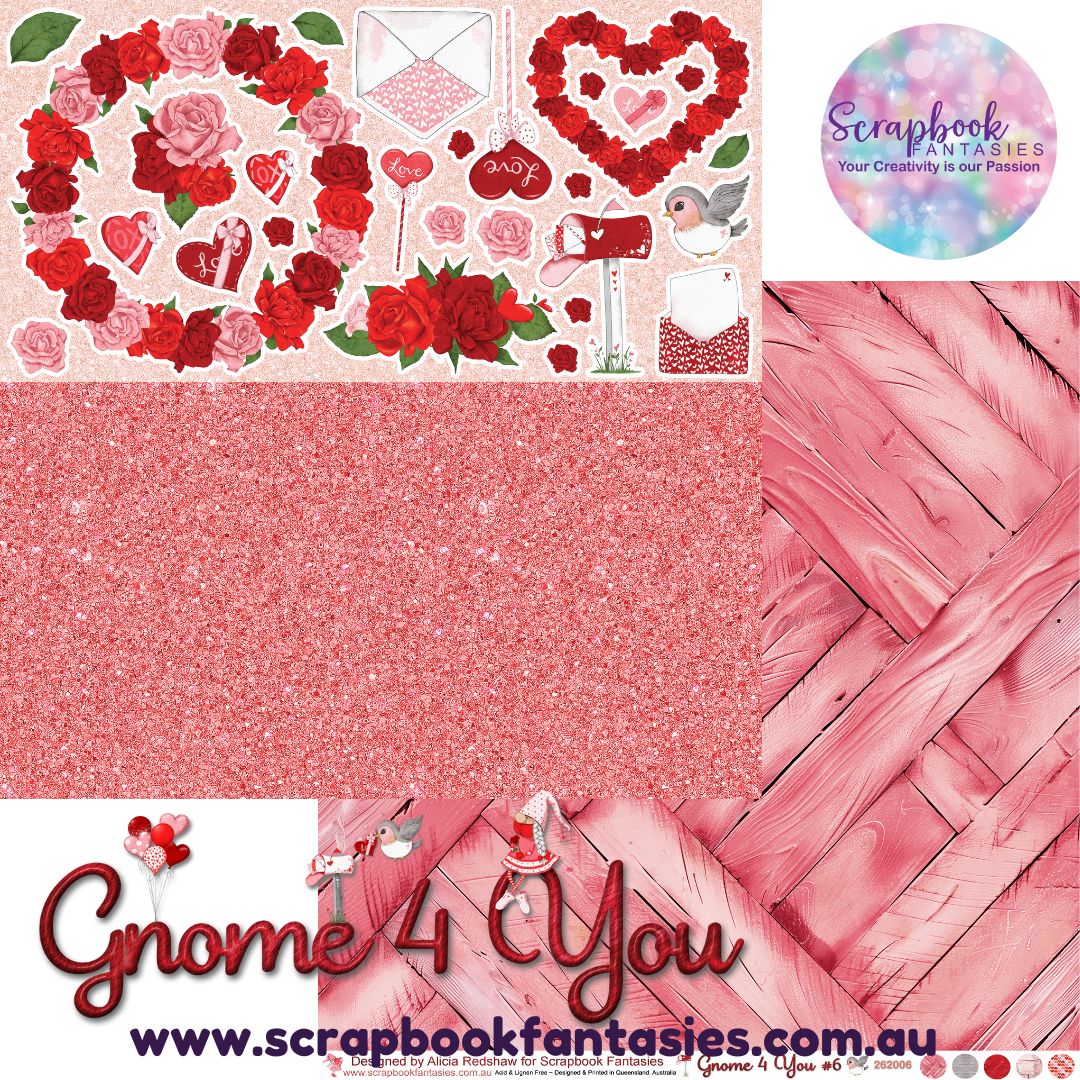 Gnome 4 You 12x12 Double-Sided Patterned Paper 6 - 262006