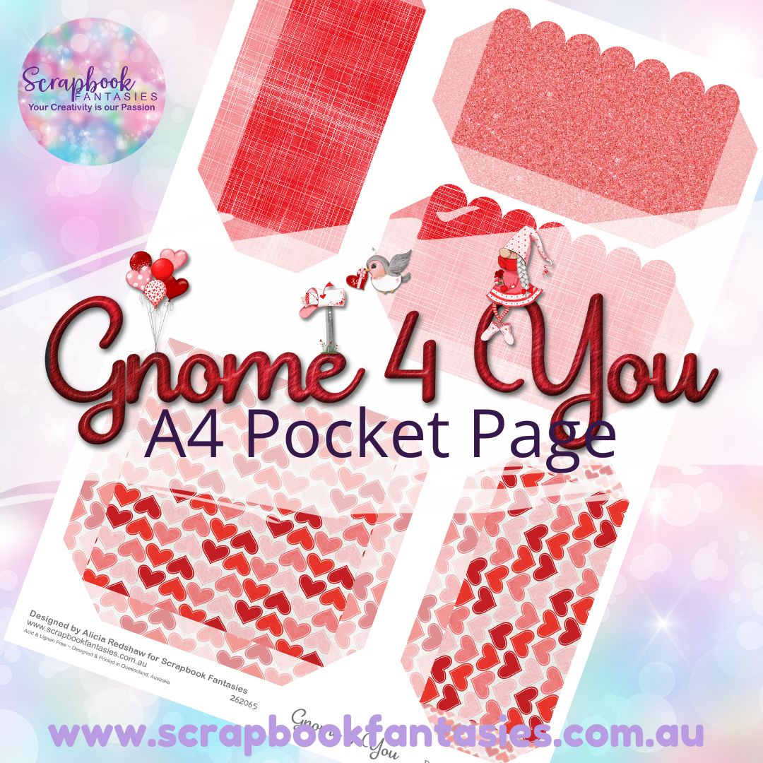Gnome 4 You A4 Colour Pocket Page - Rectangles & Square 4 262065