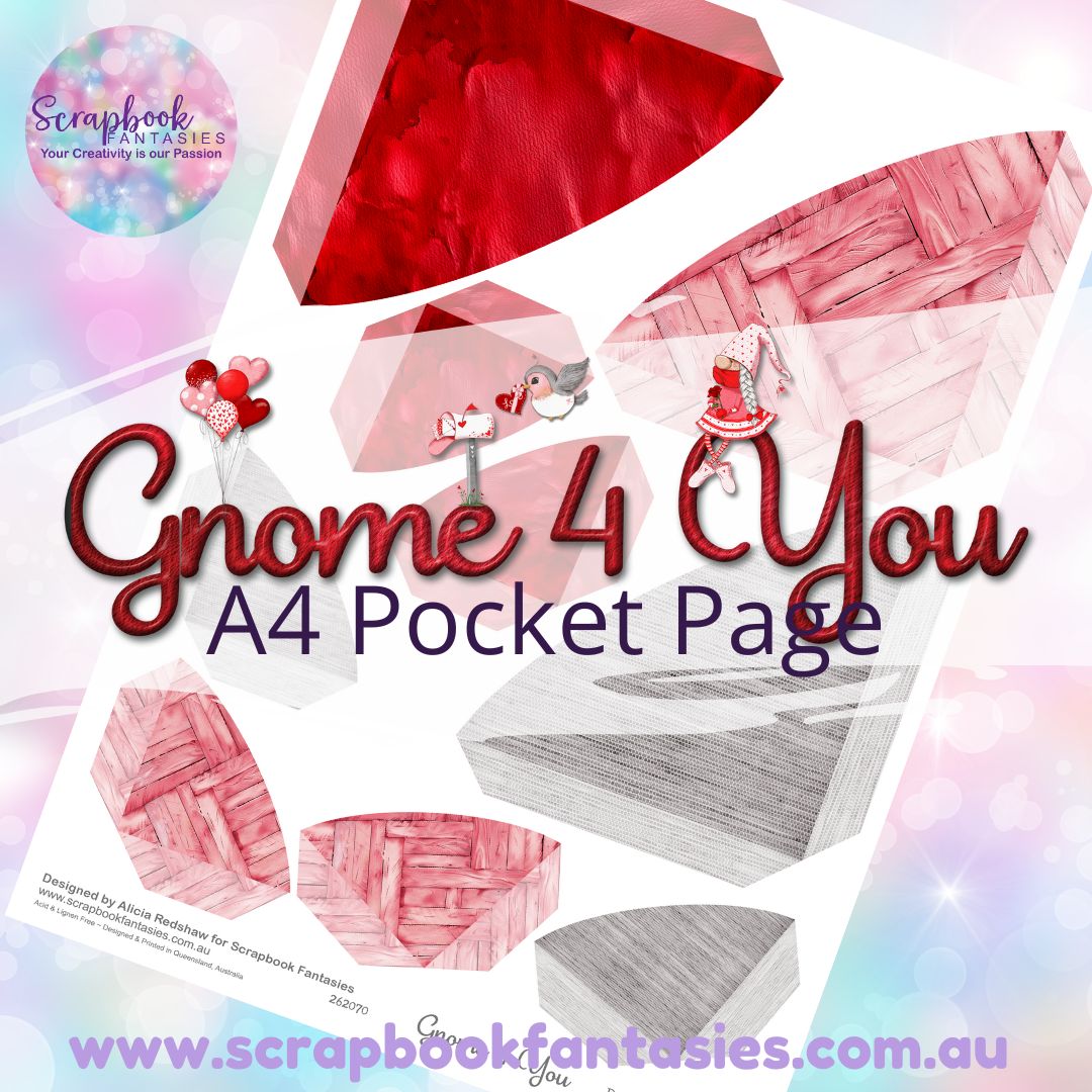 Gnome 4 You A4 Colour Pocket Page - Rounded Corners 1 262070