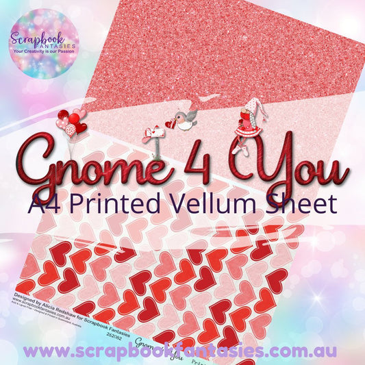 Gnome 4 You A4 Printed Vellum Sheet - Halves 6 262082