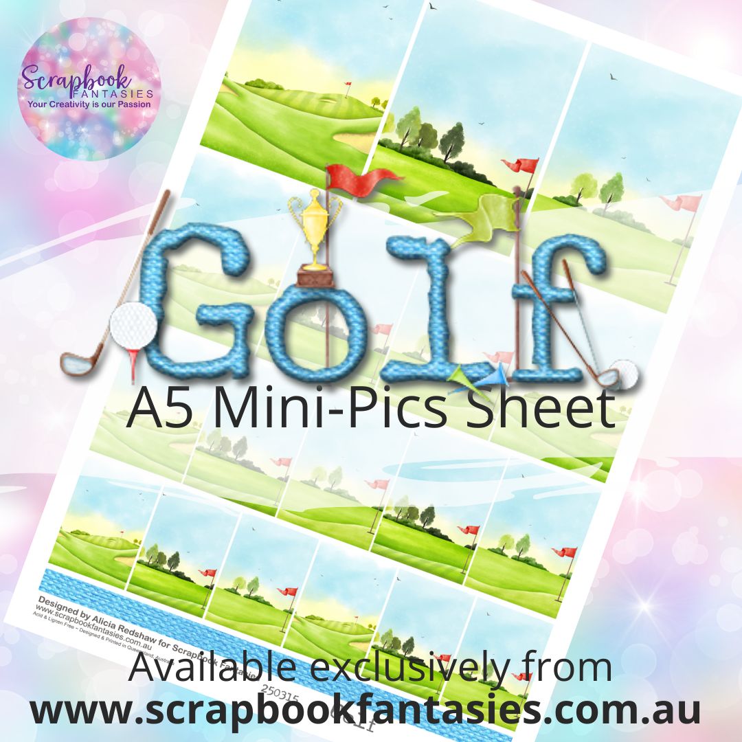 Golf A5 Mini-Pics Sheet 250315