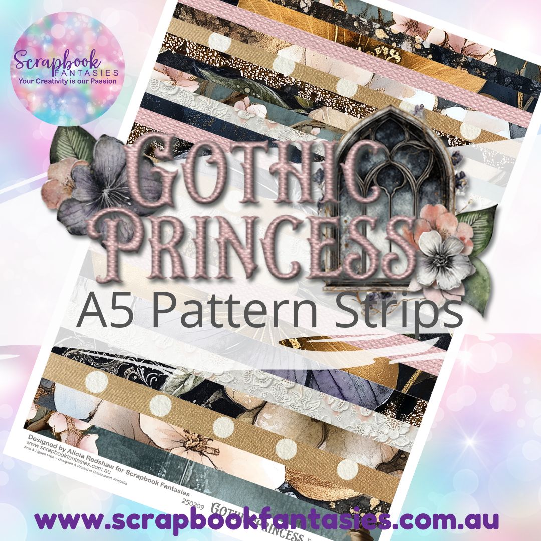 Gothic Princess A5 Colour Pattern Strips - 2 250209